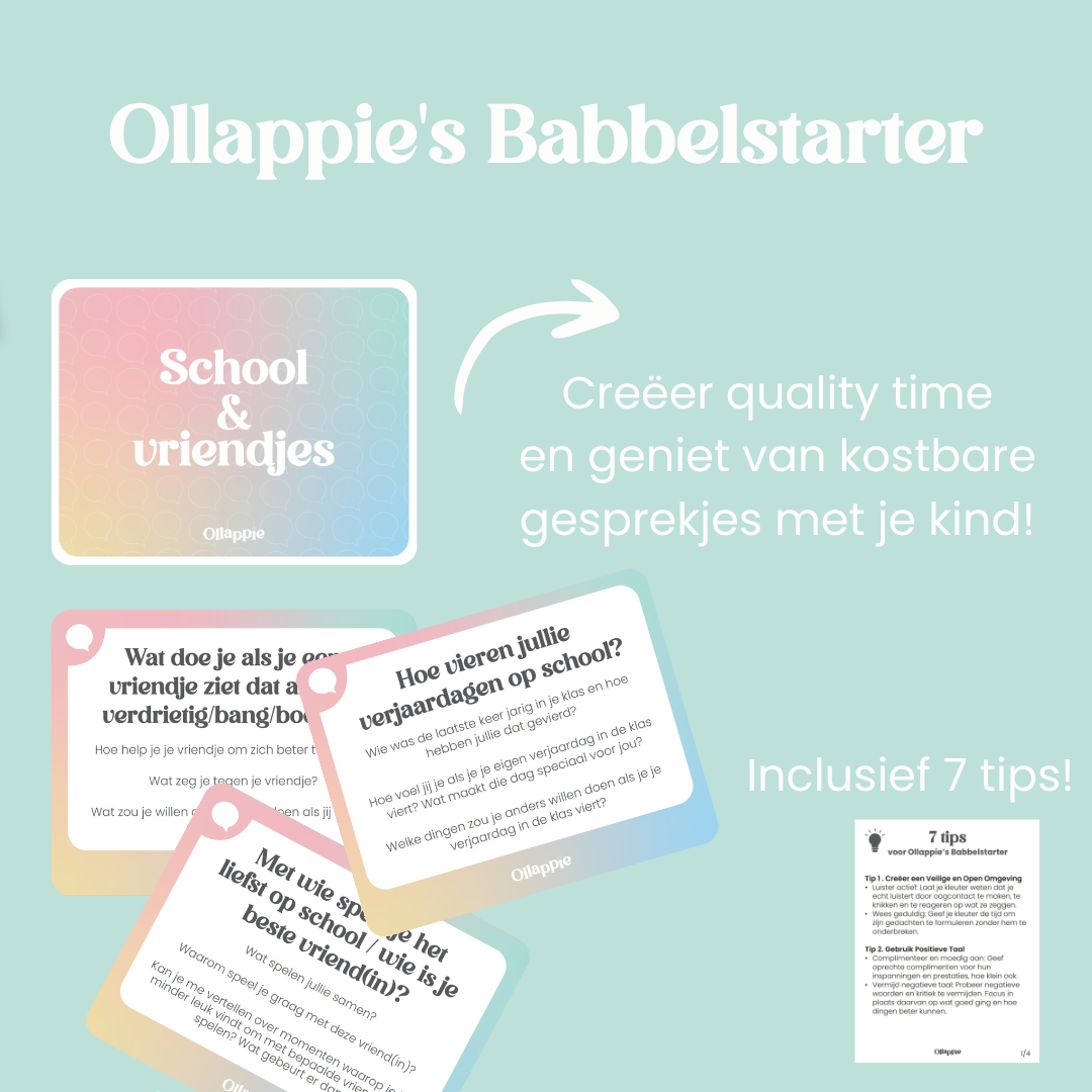 Babbelstarter Thema: School & Vriendjes