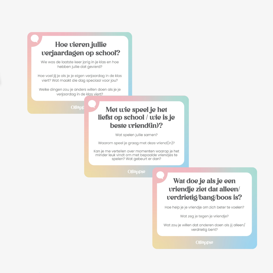 Babbelstarter Thema: School & Vriendjes