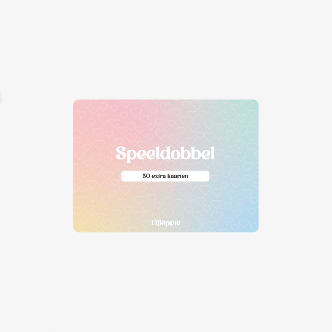 Speeldobbel - uitbreidingsset 50 extra kaarten